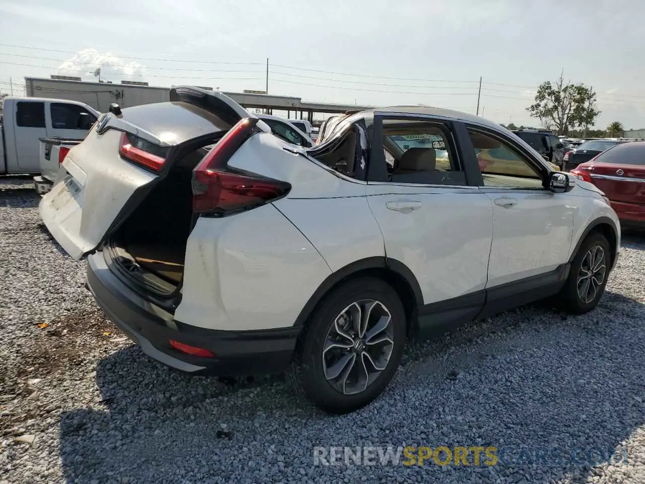 3 Photograph of a damaged car 5J6RW1H80MA005733 HONDA CRV 2021