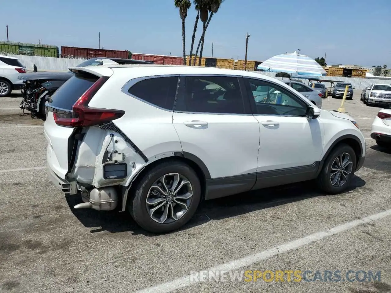 3 Photograph of a damaged car 5J6RW1H85MA005422 HONDA CRV 2021