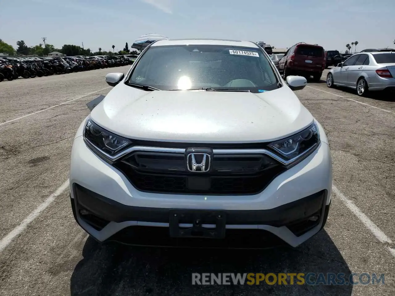 5 Photograph of a damaged car 5J6RW1H85MA005422 HONDA CRV 2021