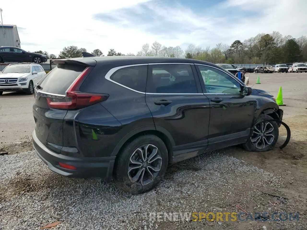 3 Photograph of a damaged car 5J6RW1H86ML008348 HONDA CRV 2021