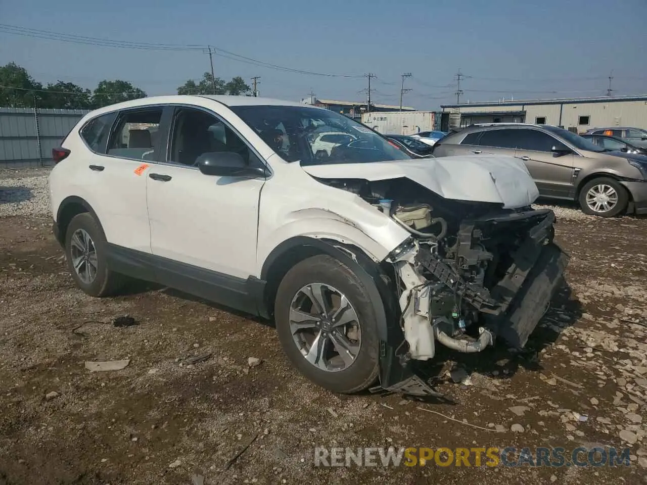 4 Photograph of a damaged car 5J6RW2H28ML017327 HONDA CRV 2021