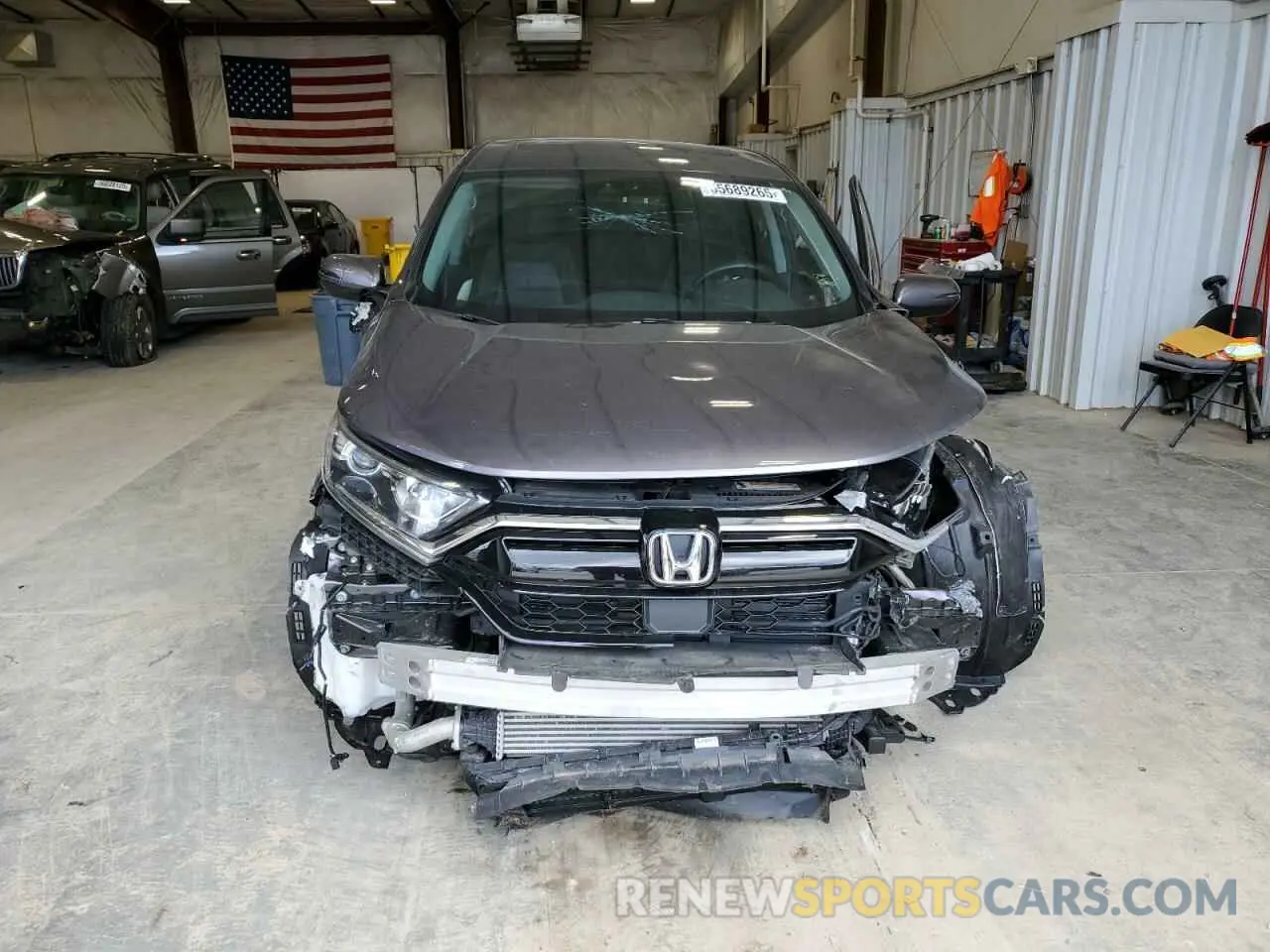 5 Фотография поврежденного автомобиля 5J6RW2H50ML014139 HONDA CRV 2021