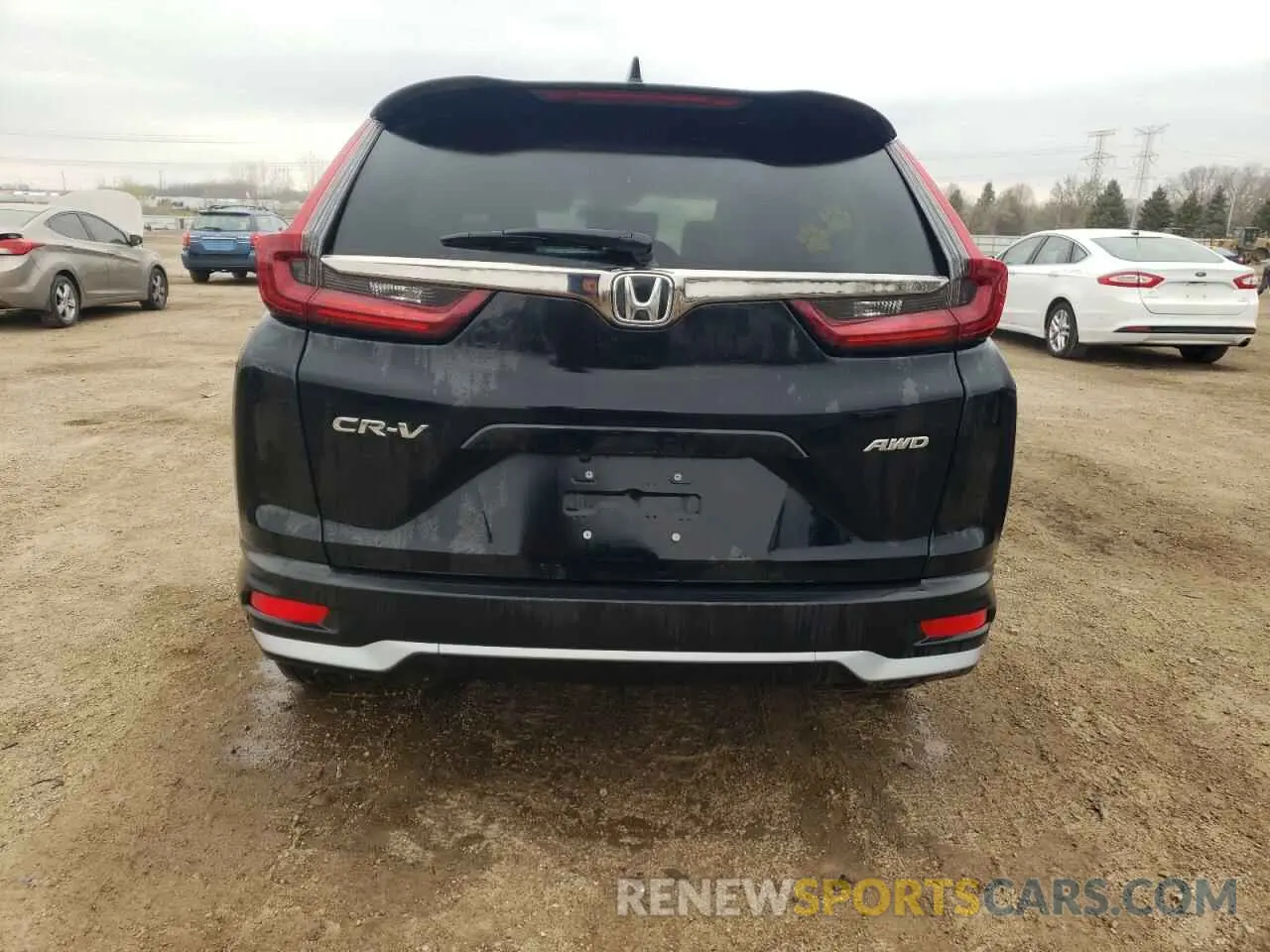 6 Фотография поврежденного автомобиля 5J6RW2H51ML021939 HONDA CRV 2021