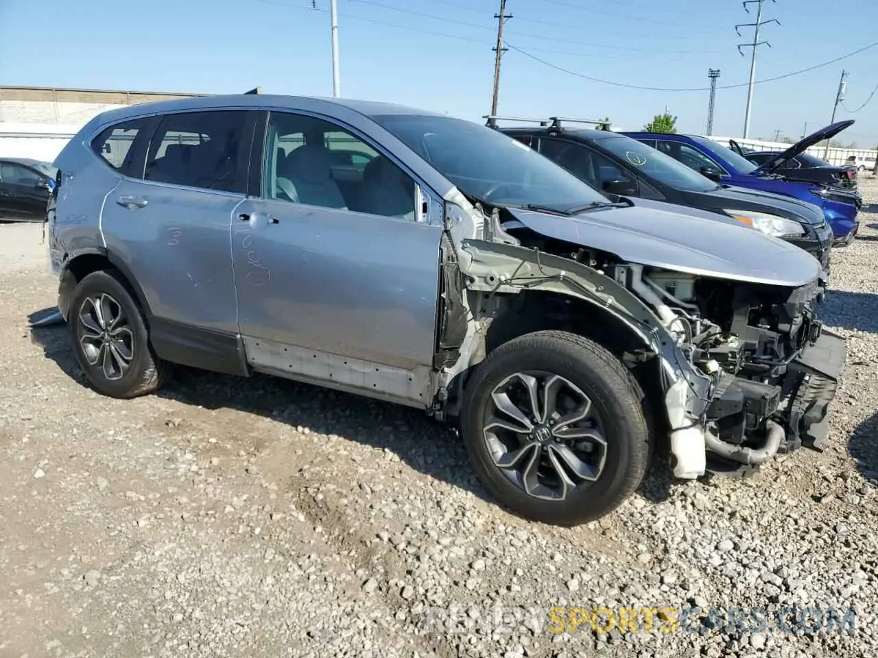 4 Photograph of a damaged car 5J6RW2H56MA016263 HONDA CRV 2021