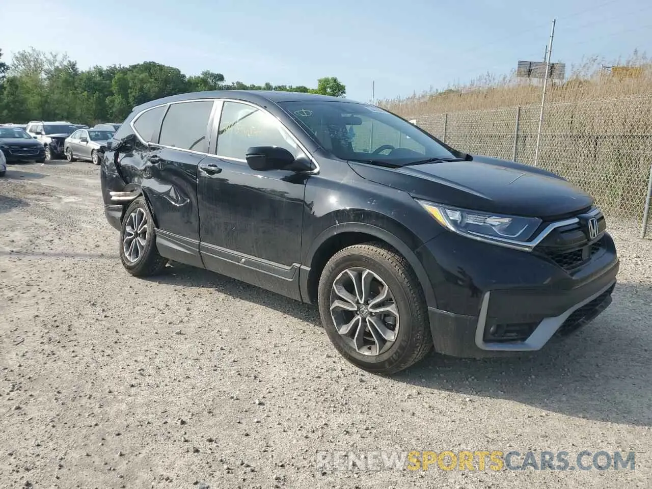 4 Фотография поврежденного автомобиля 5J6RW2H58ML017094 HONDA CRV 2021