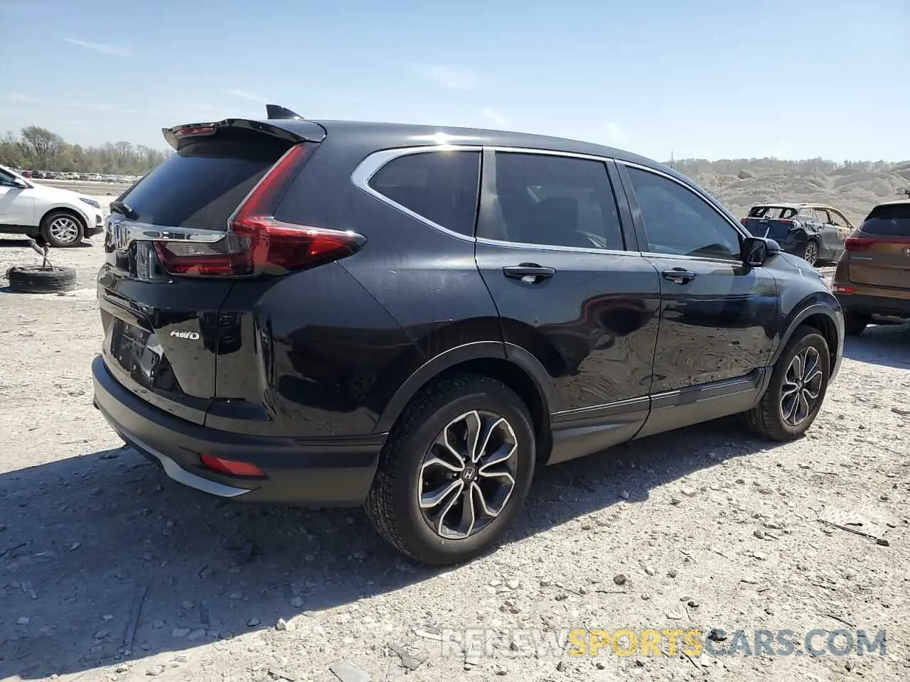 3 Фотография поврежденного автомобиля 5J6RW2H59ML001762 HONDA CRV 2021