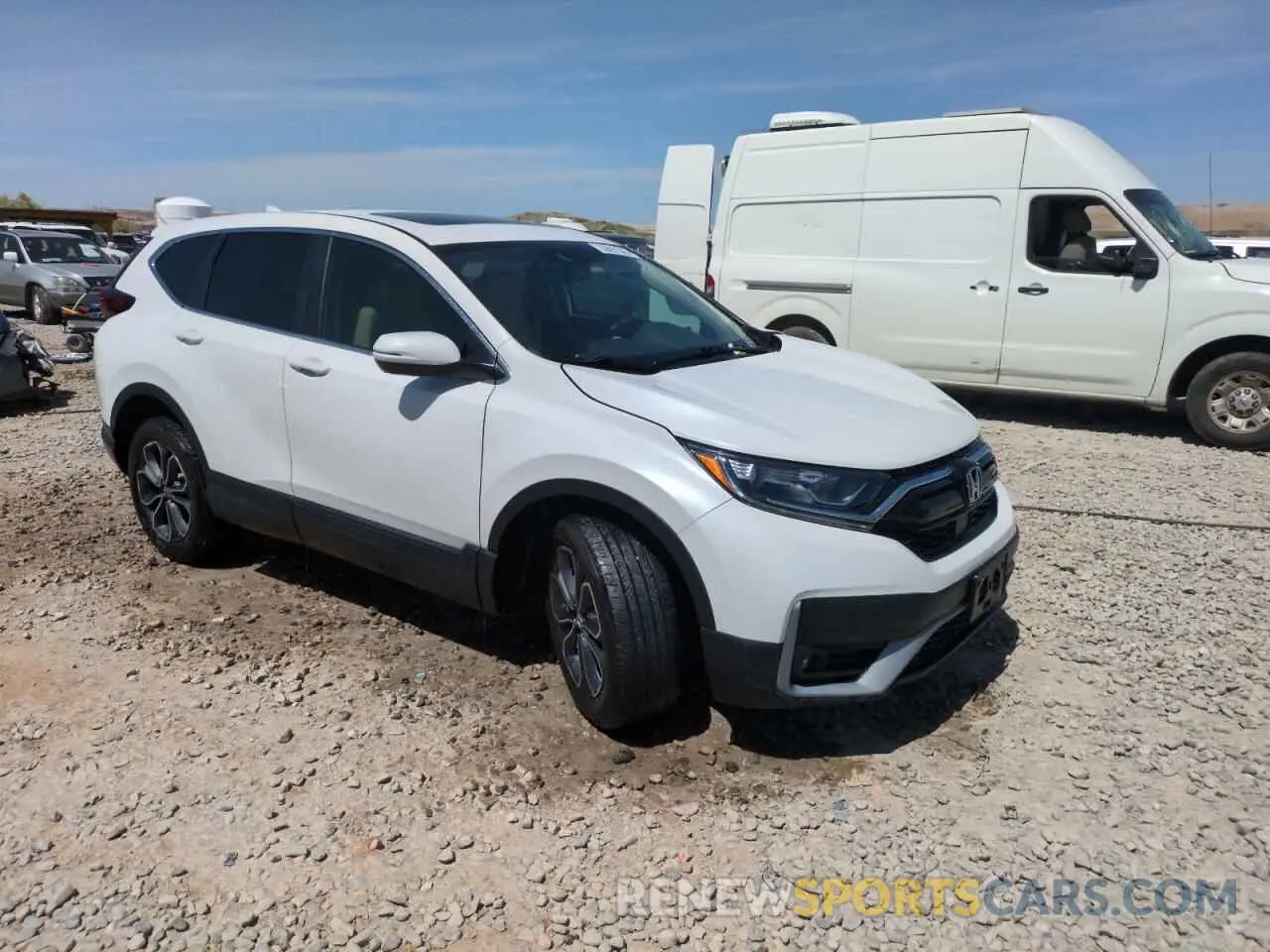 4 Photograph of a damaged car 5J6RW2H83MA002430 HONDA CRV 2021