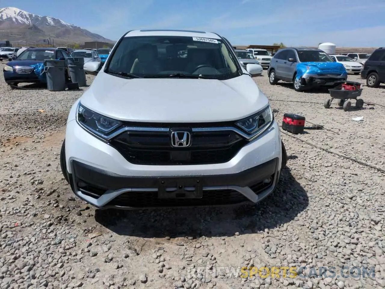 5 Photograph of a damaged car 5J6RW2H83MA002430 HONDA CRV 2021