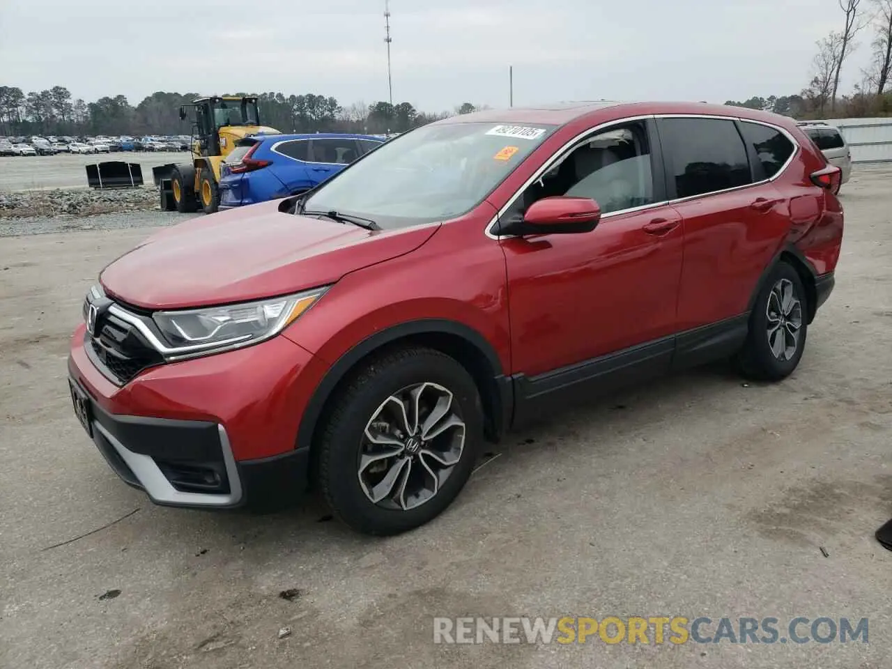 1 Photograph of a damaged car 5J6RW2H87MA009770 HONDA CRV 2021