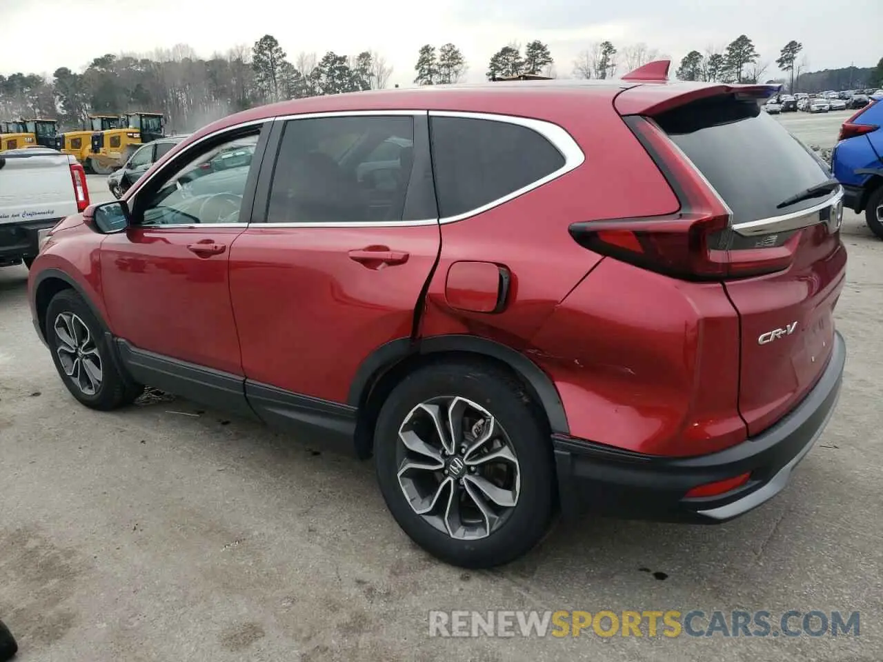 2 Photograph of a damaged car 5J6RW2H87MA009770 HONDA CRV 2021