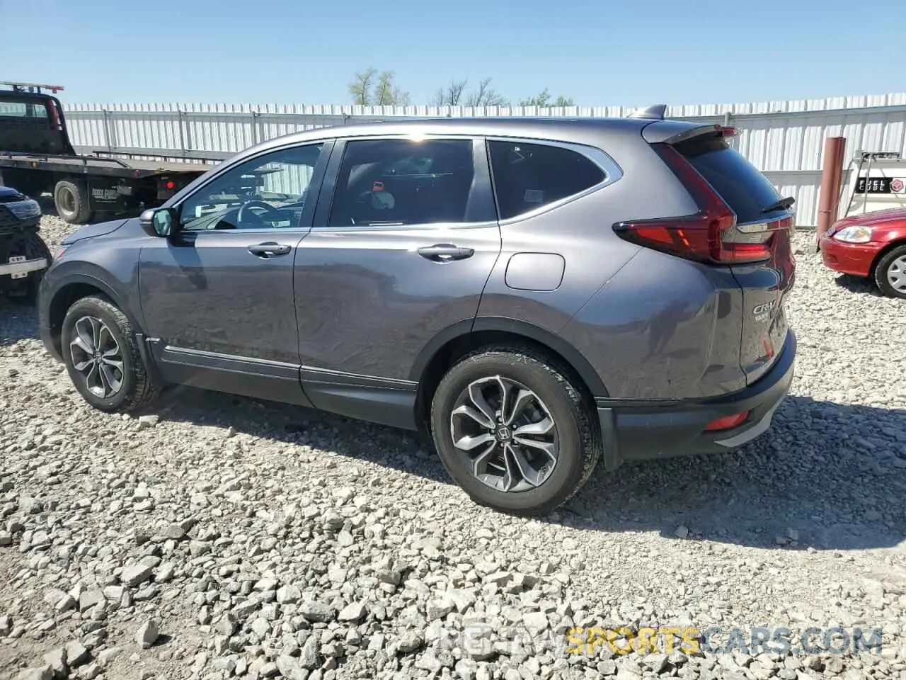 2 Photograph of a damaged car 5J6RW2H87MA013771 HONDA CRV 2021