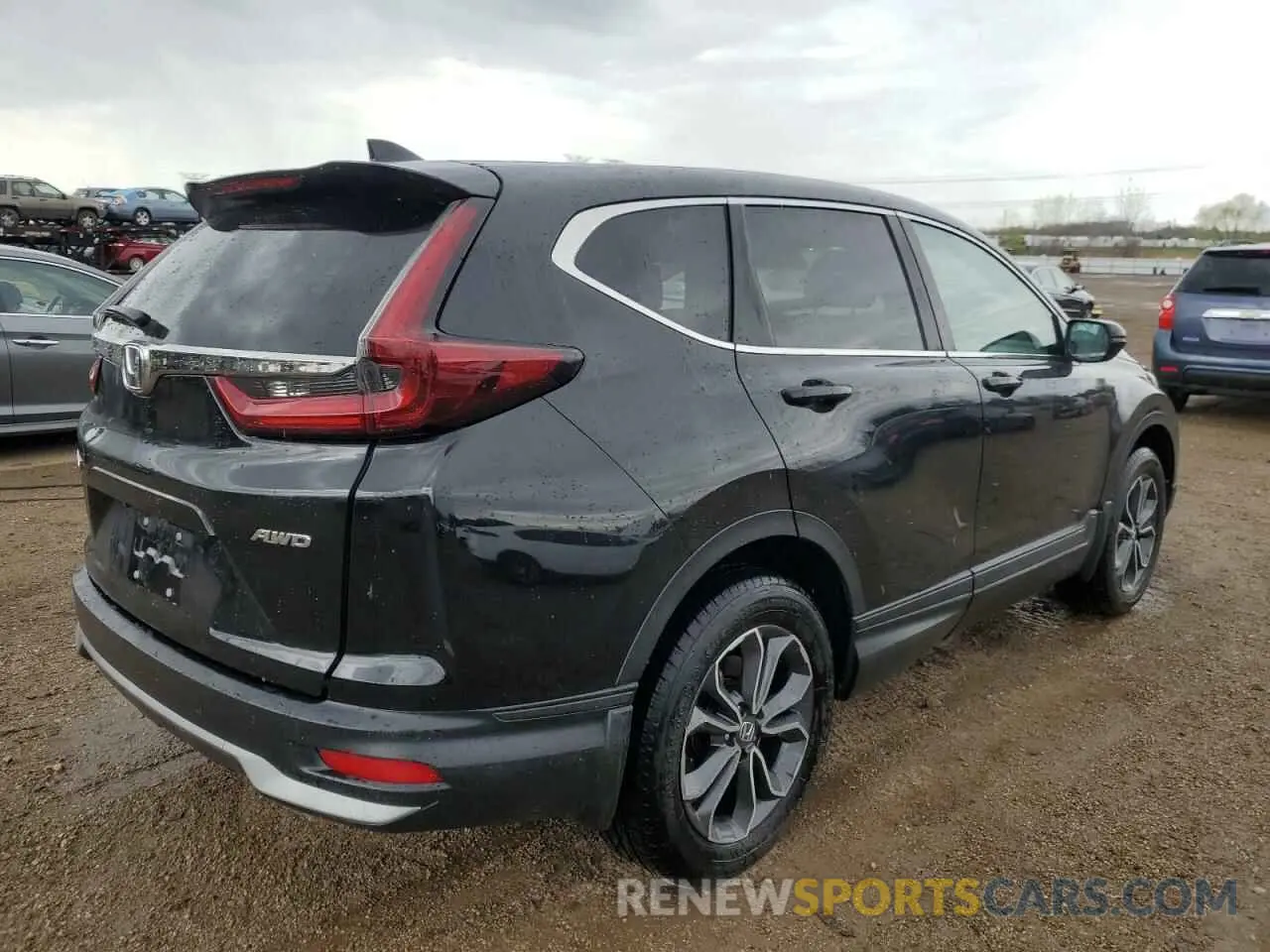 3 Фотография поврежденного автомобиля 5J6RW2H8XML007077 HONDA CRV 2021