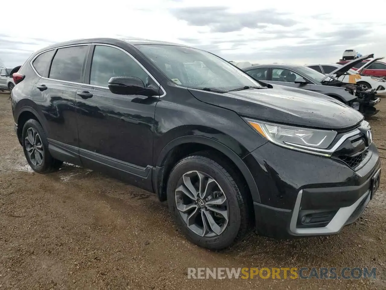 4 Фотография поврежденного автомобиля 5J6RW2H8XML007077 HONDA CRV 2021