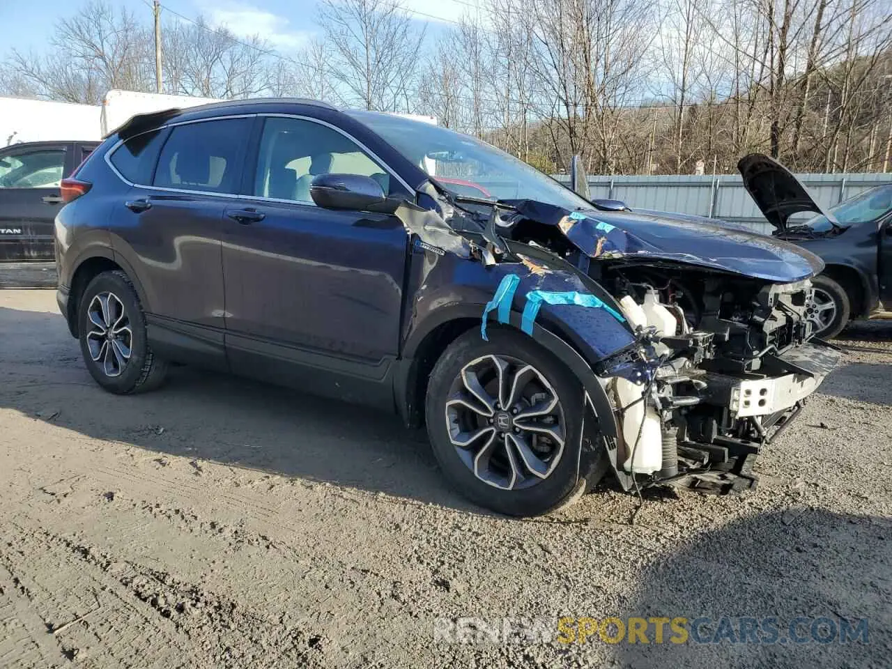 4 Фотография поврежденного автомобиля 7FART6H82ME035436 HONDA CRV 2021