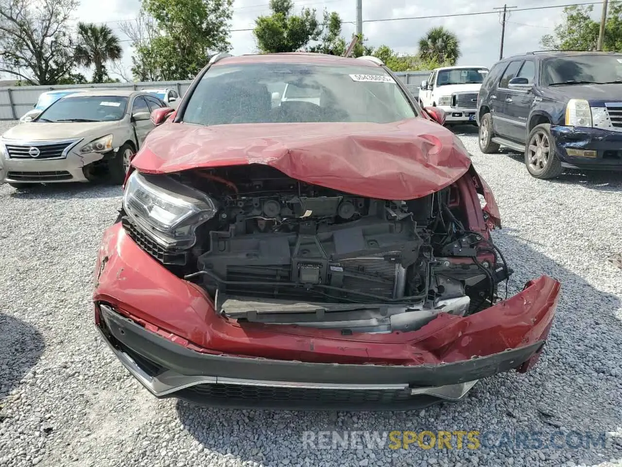 5 Photograph of a damaged car 7FART6H99ME035586 HONDA CRV 2021