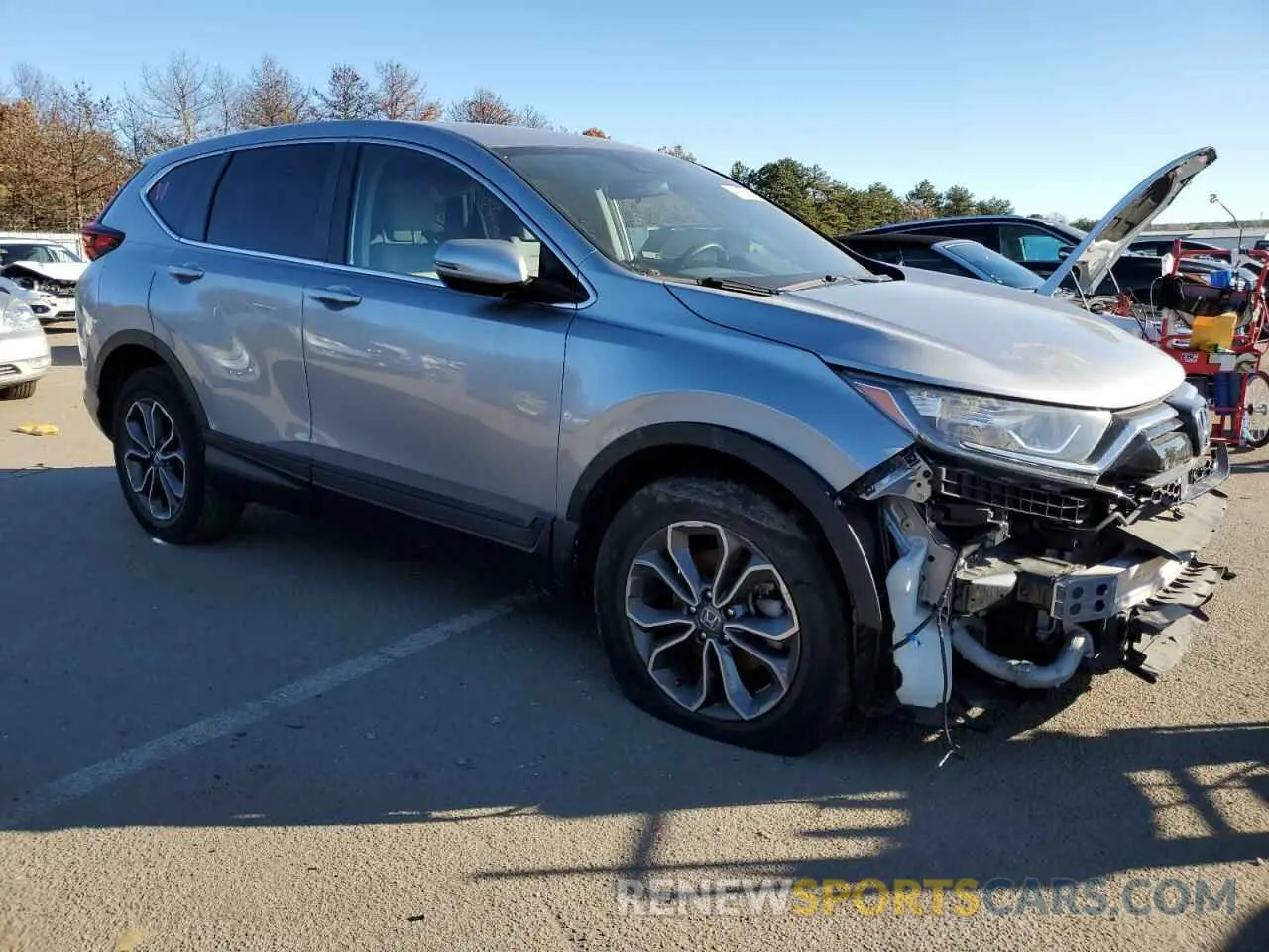 4 Фотография поврежденного автомобиля 7FARW1H58ME005485 HONDA CRV 2021