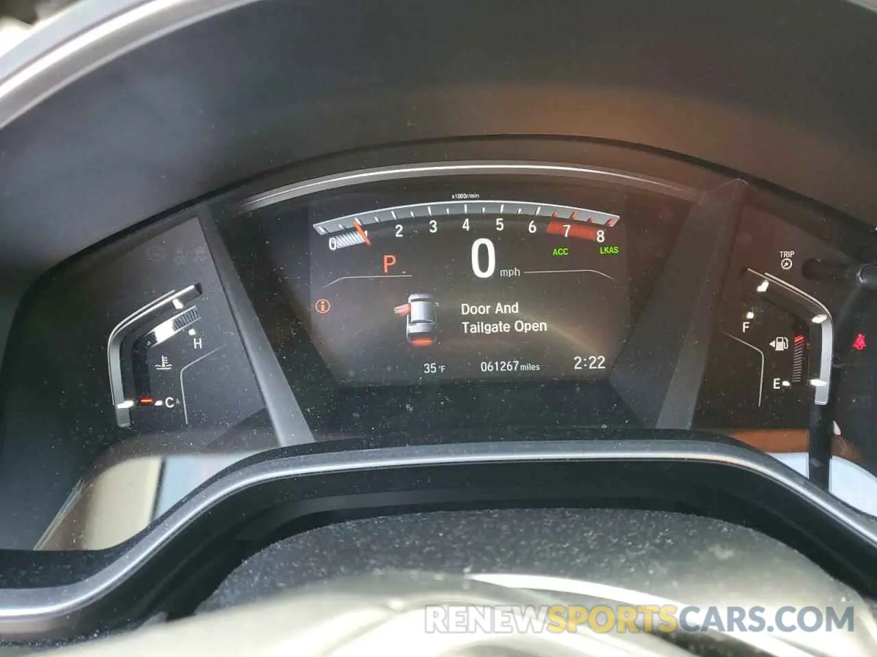 9 Фотография поврежденного автомобиля 7FARW1H8XME005904 HONDA CRV 2021