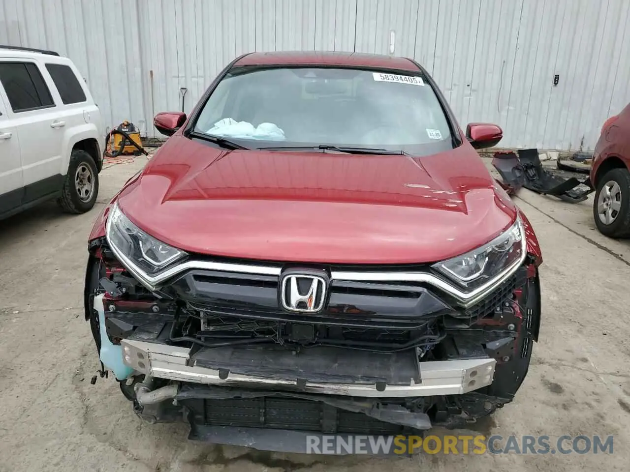 5 Фотография поврежденного автомобиля 7FARW2H89ME002739 HONDA CRV 2021