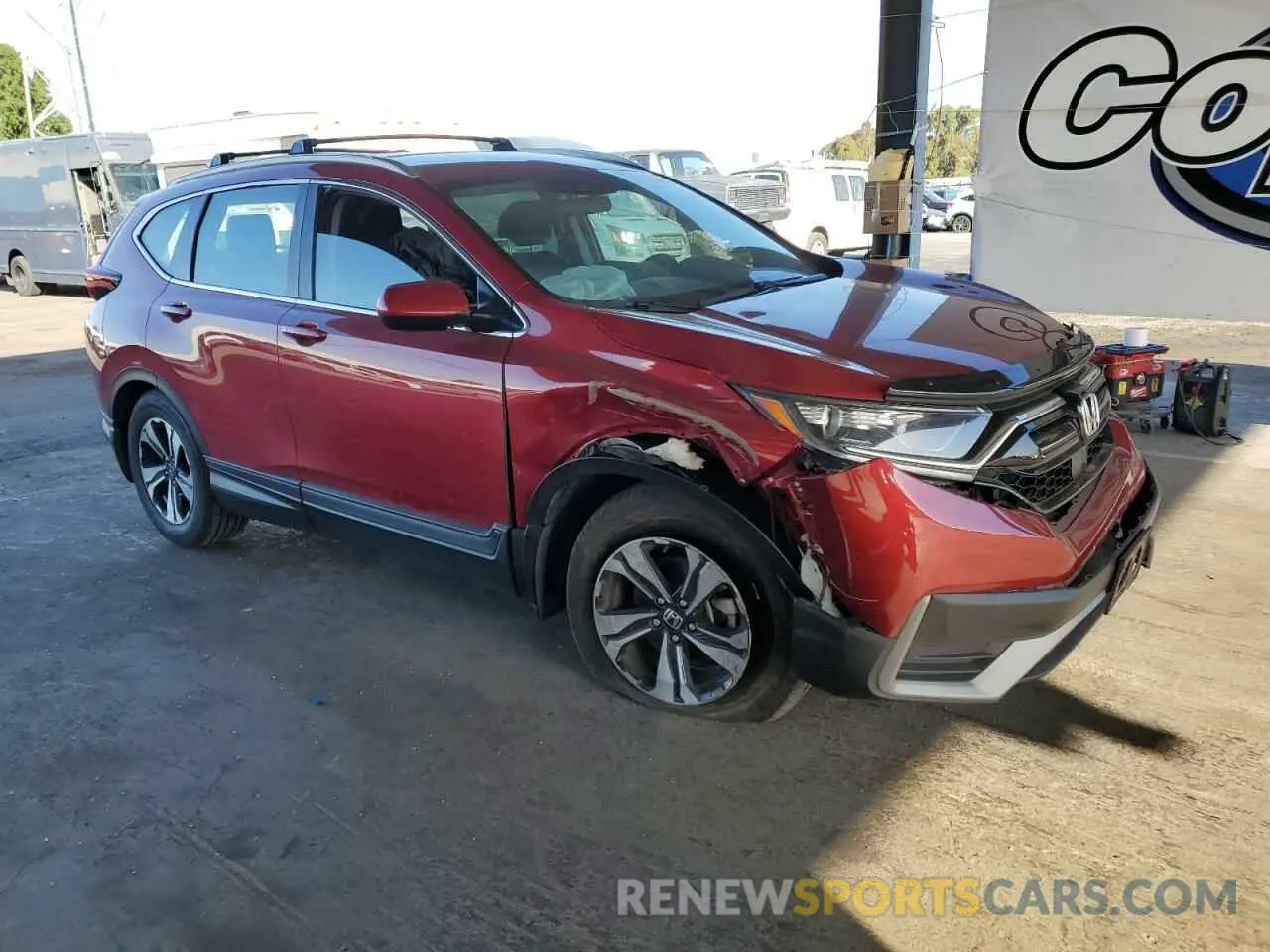 4 Фотография поврежденного автомобиля 2HKRW1H7XNH401031 HONDA CRV 2022
