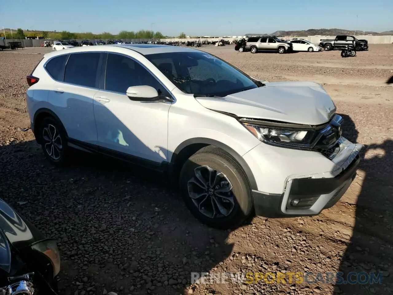 4 Фотография поврежденного автомобиля 2HKRW1H81NH404540 HONDA CRV 2022