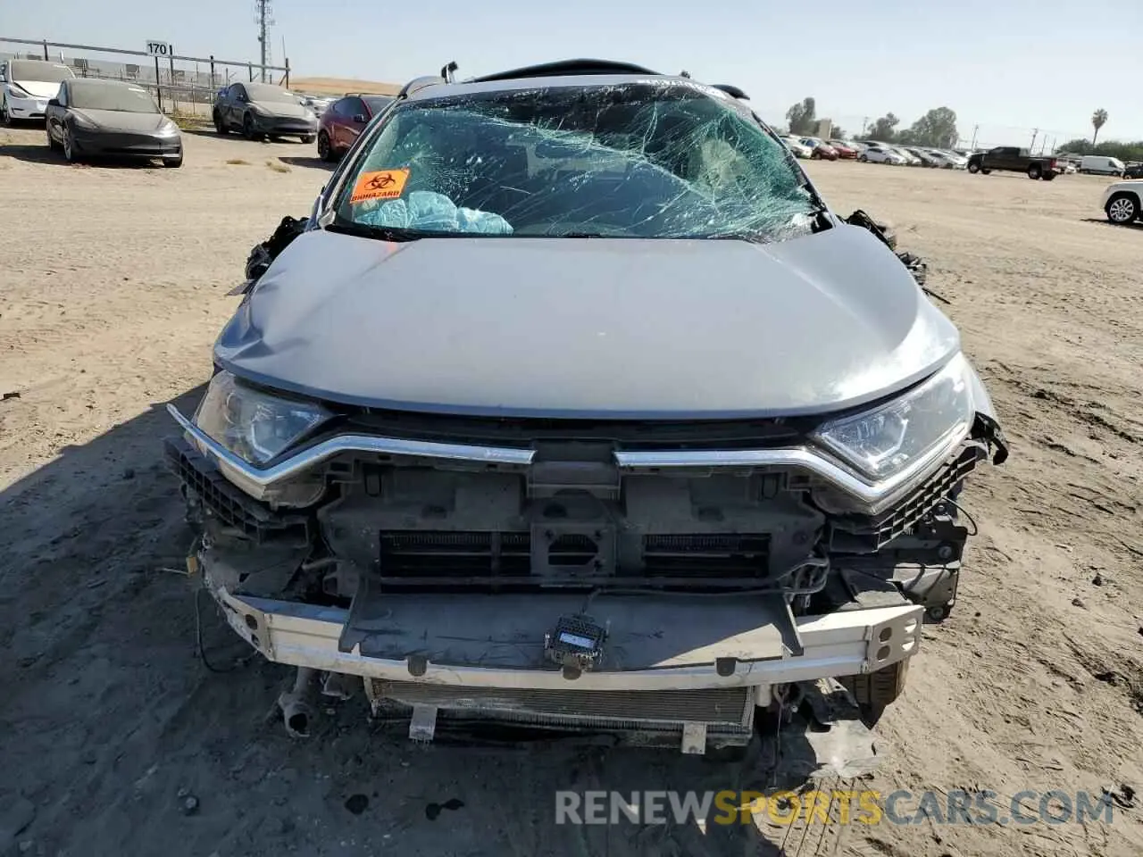 5 Photograph of a damaged car 2HKRW1H86NH401181 HONDA CRV 2022