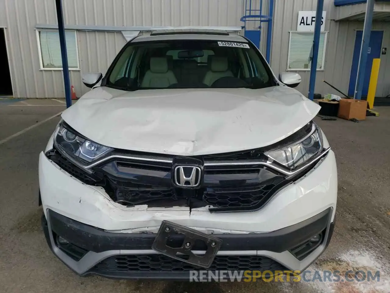 5 Photograph of a damaged car 2HKRW1H87NH406602 HONDA CRV 2022