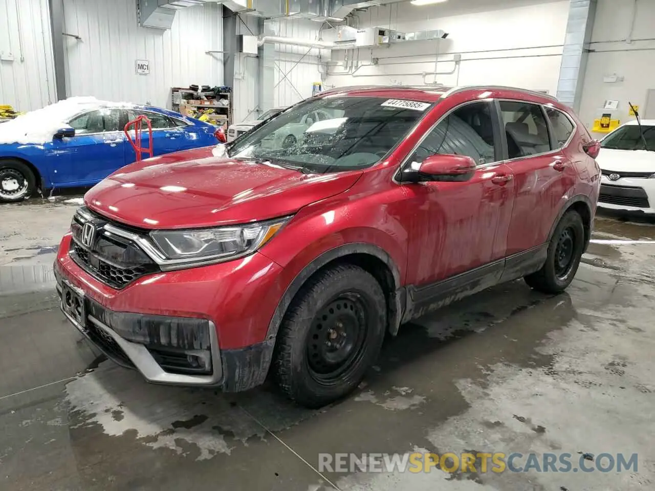 1 Photograph of a damaged car 2HKRW2H45NH203145 HONDA CRV 2022