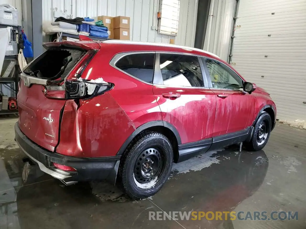 3 Photograph of a damaged car 2HKRW2H45NH203145 HONDA CRV 2022