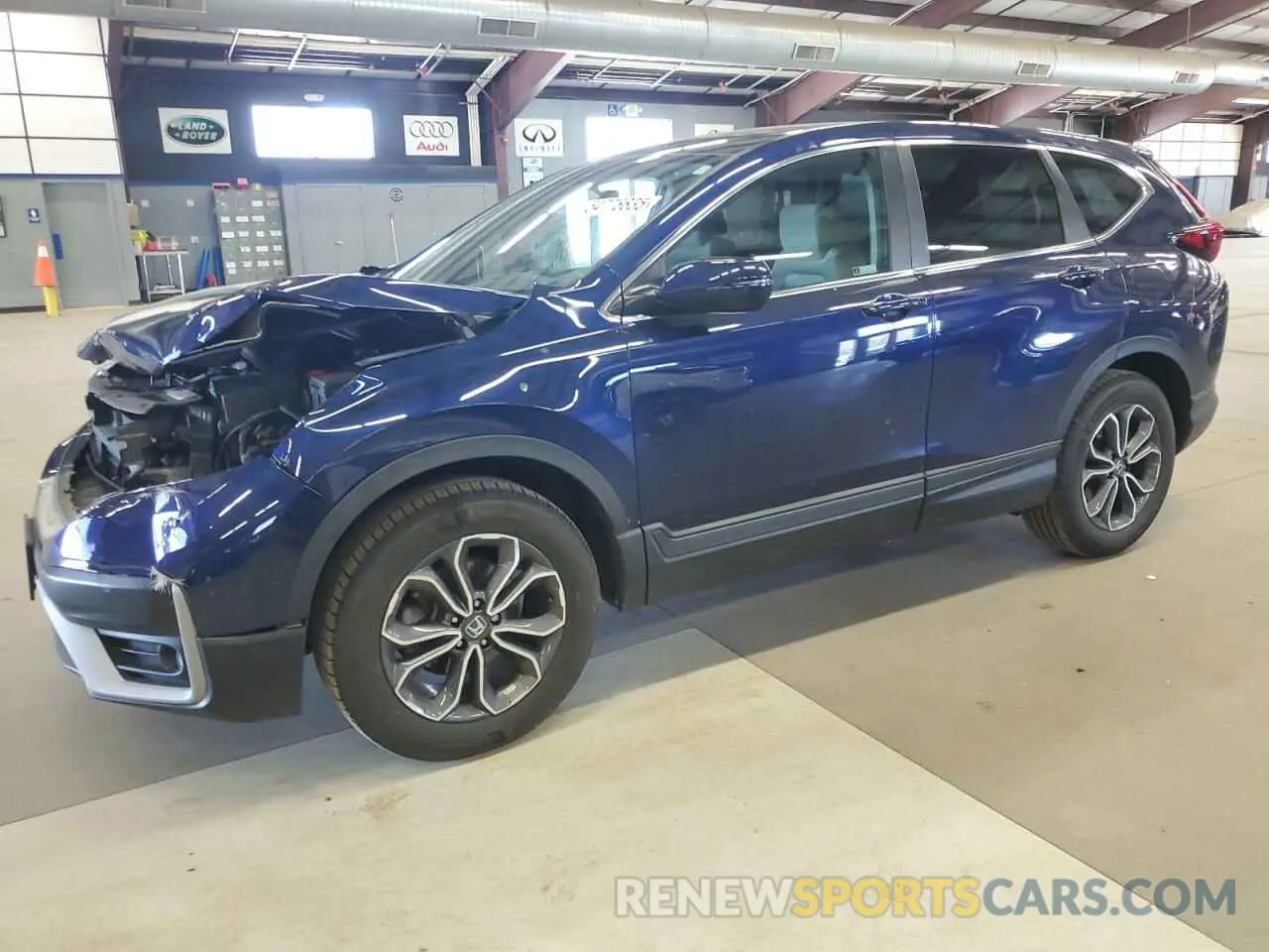 1 Photograph of a damaged car 2HKRW2H51NH609819 HONDA CRV 2022