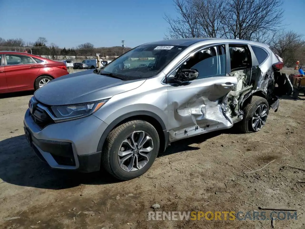 1 Photograph of a damaged car 2HKRW2H53NH609787 HONDA CRV 2022