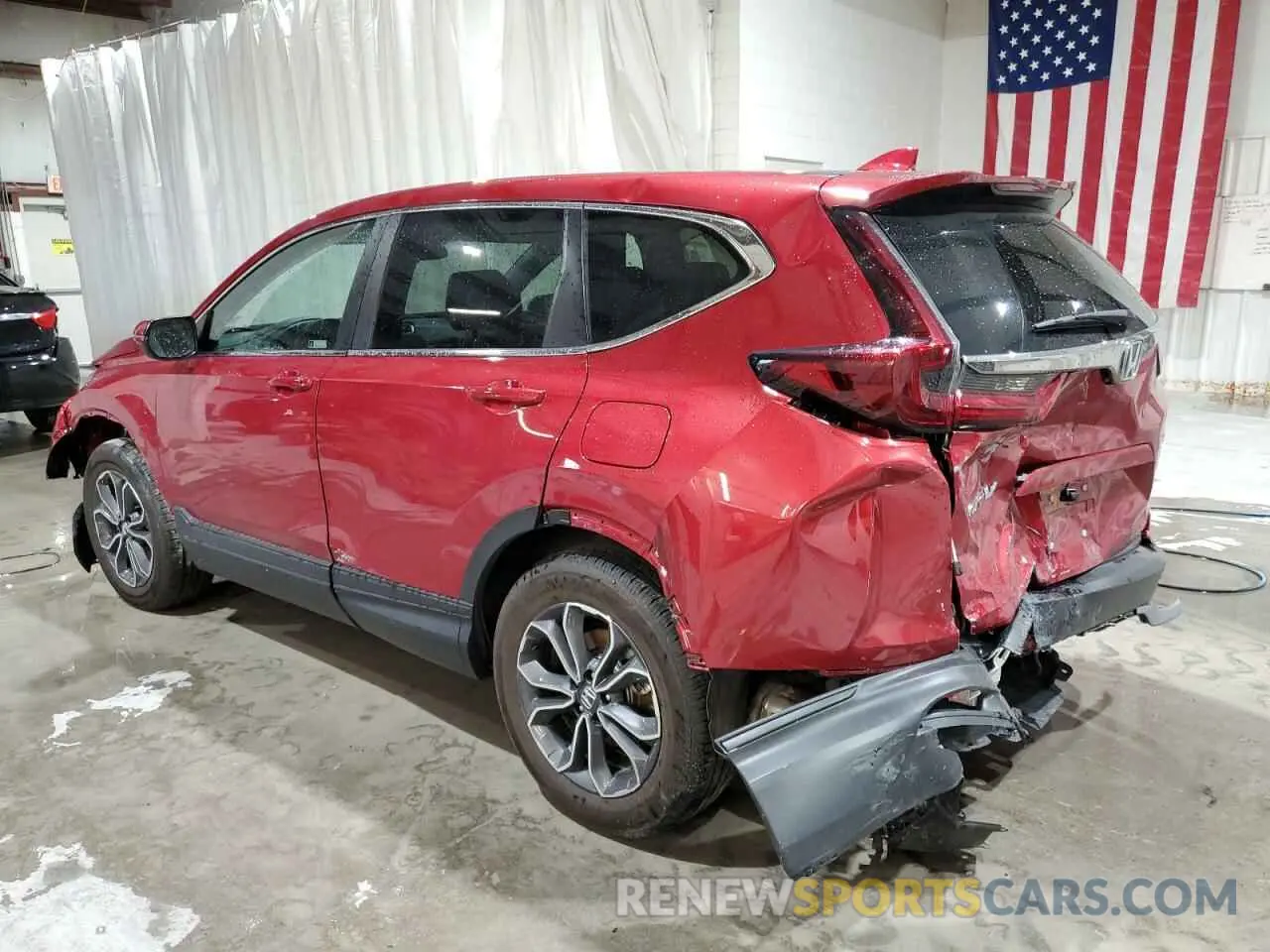 2 Photograph of a damaged car 2HKRW2H55NH639731 HONDA CRV 2022