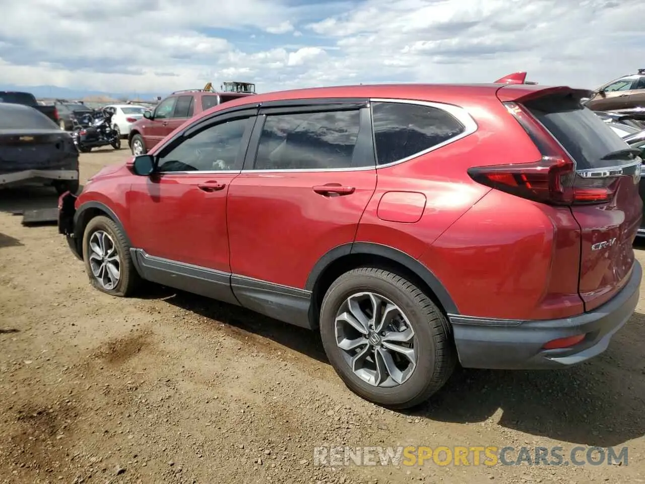 2 Photograph of a damaged car 2HKRW2H58NH602009 HONDA CRV 2022