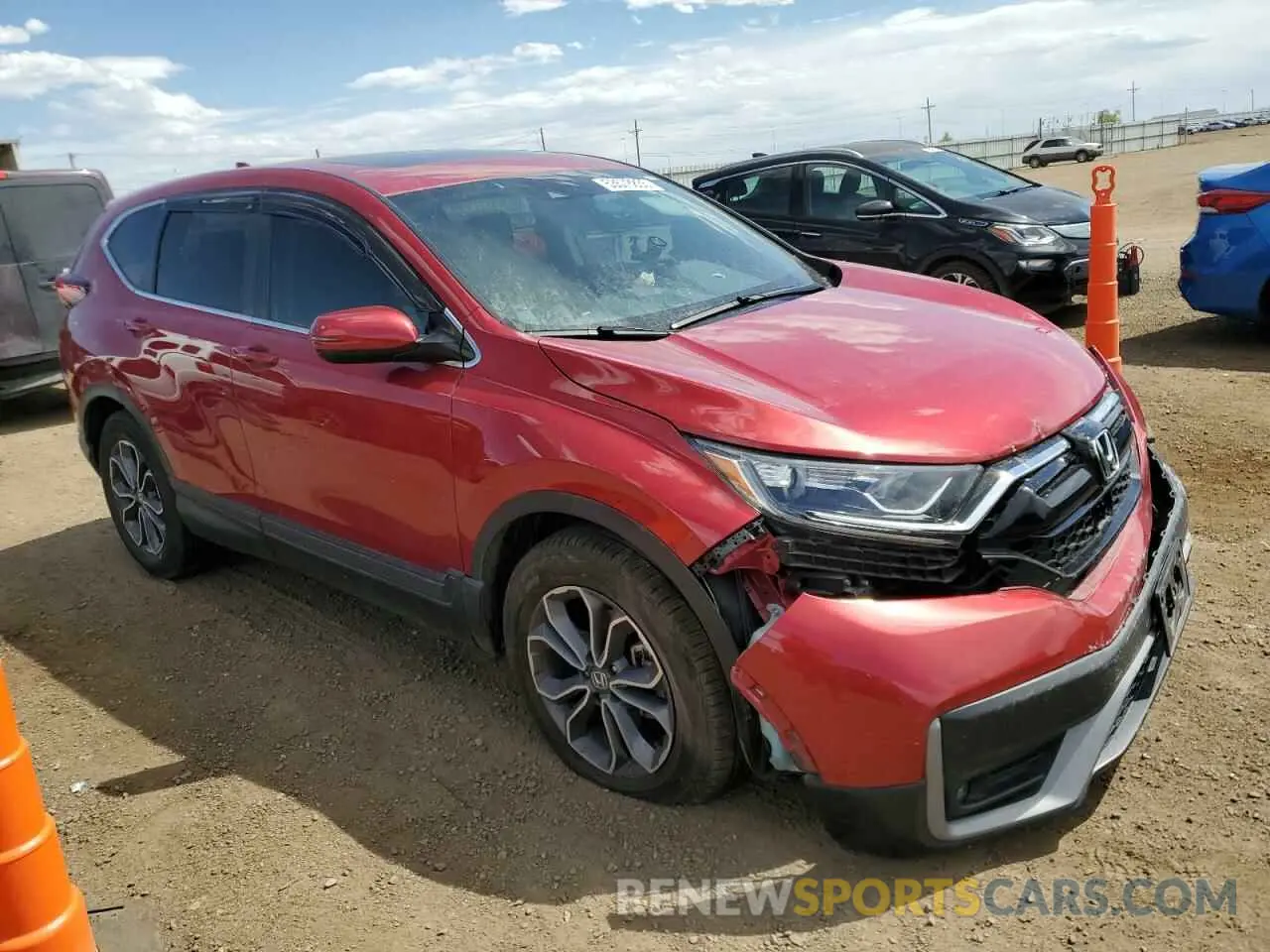 4 Photograph of a damaged car 2HKRW2H58NH602009 HONDA CRV 2022