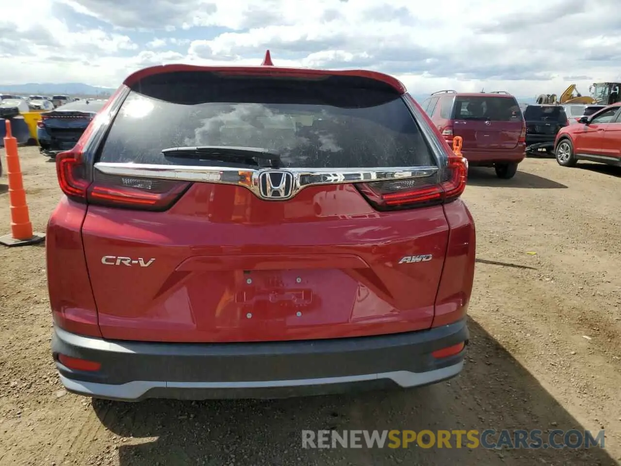 6 Photograph of a damaged car 2HKRW2H58NH602009 HONDA CRV 2022