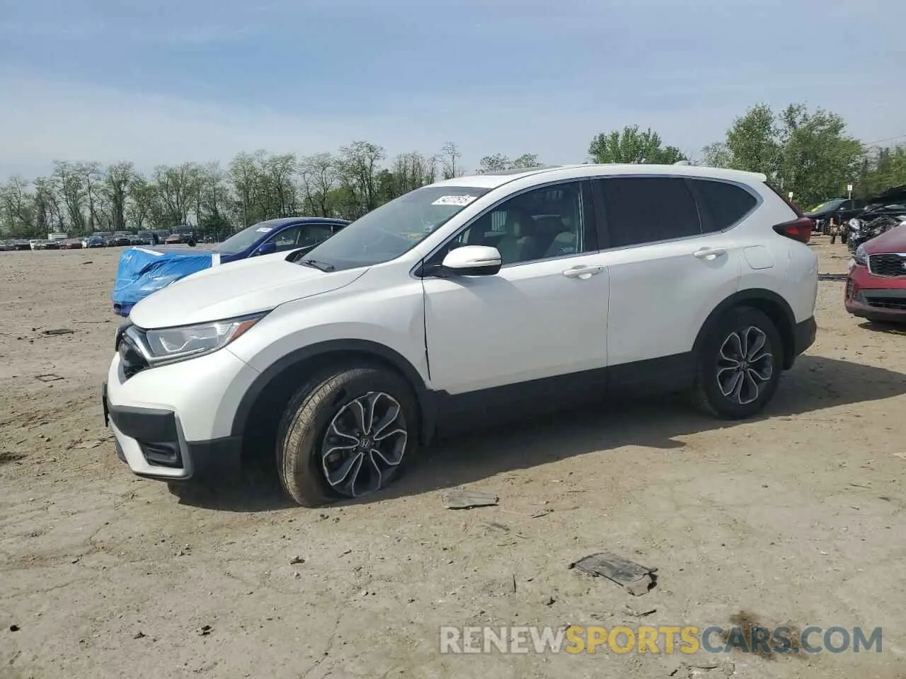 1 Photograph of a damaged car 2HKRW2H5XNH631804 HONDA CRV 2022