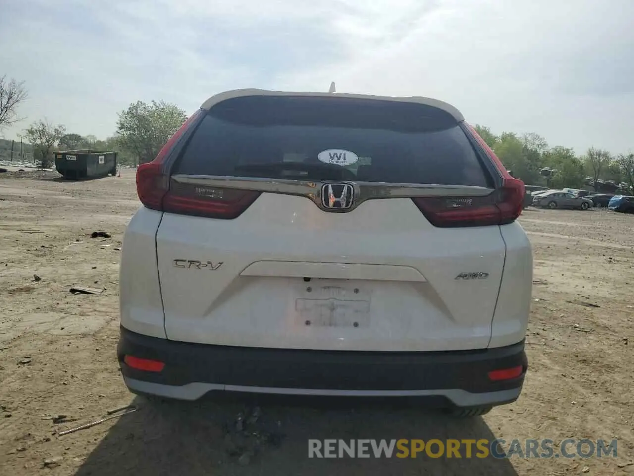 6 Photograph of a damaged car 2HKRW2H5XNH631804 HONDA CRV 2022