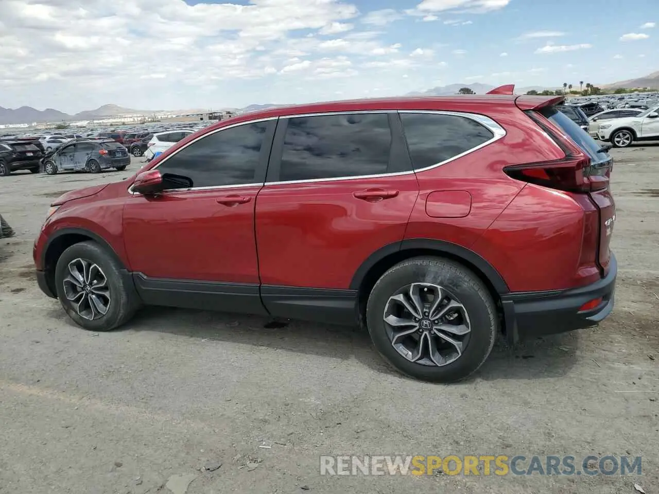 2 Photograph of a damaged car 2HKRW2H81NH669125 HONDA CRV 2022