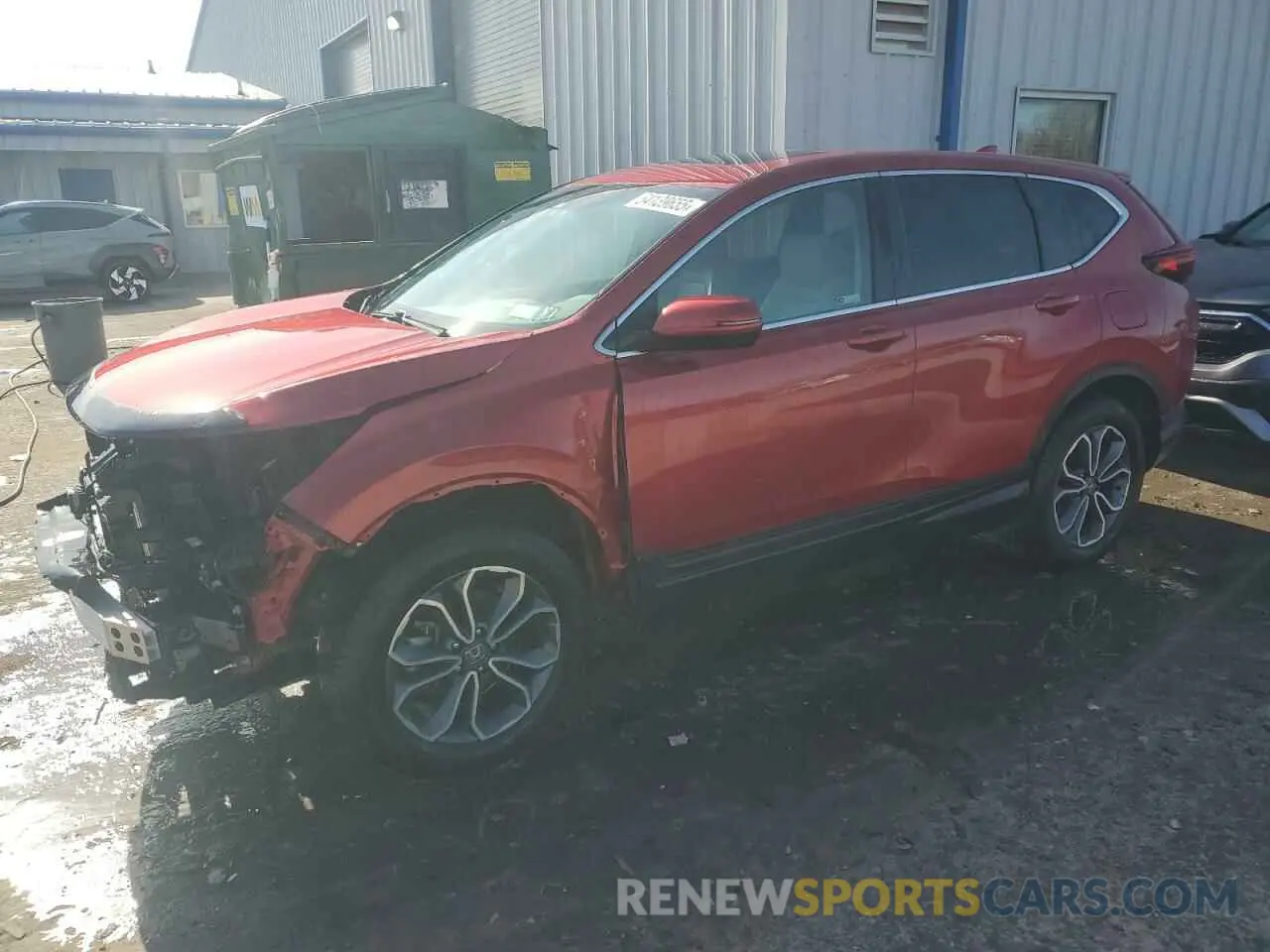 1 Photograph of a damaged car 2HKRW2H82NH610567 HONDA CRV 2022