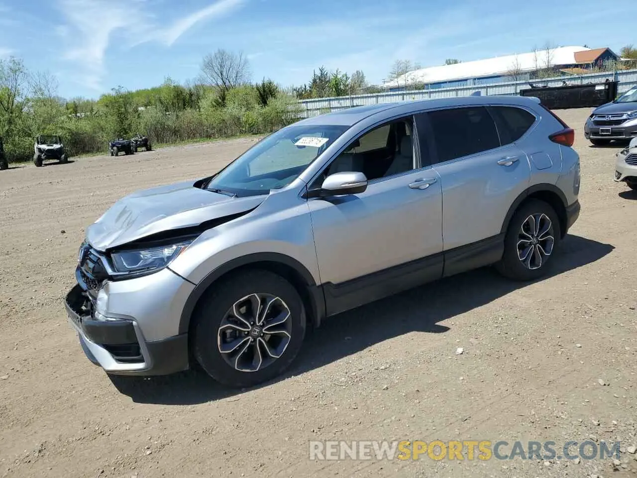 1 Photograph of a damaged car 2HKRW2H82NH635095 HONDA CRV 2022