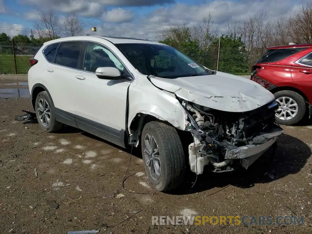 4 Photograph of a damaged car 2HKRW2H85NH619098 HONDA CRV 2022