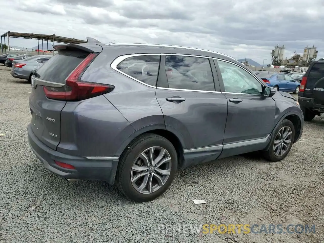 3 Фотография поврежденного автомобиля 2HKRW2H96NH653348 HONDA CRV 2022