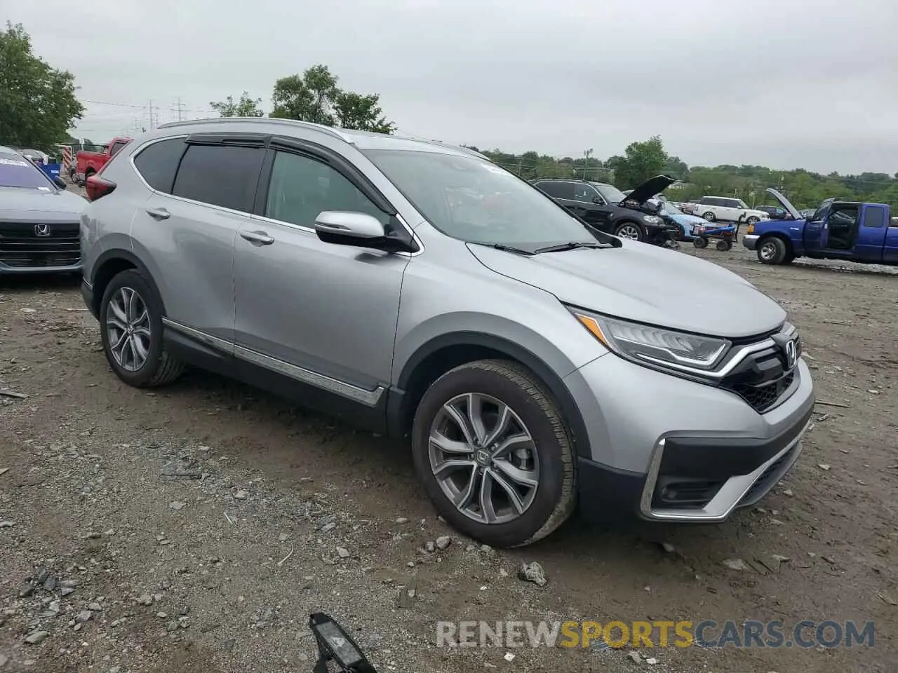 4 Photograph of a damaged car 2HKRW2H99NH669009 HONDA CRV 2022