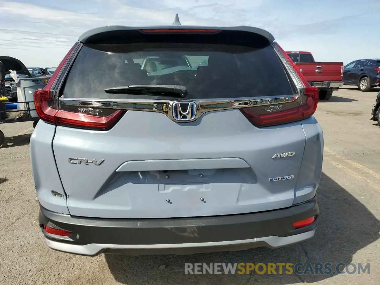 6 Фотография поврежденного автомобиля 5J6RT6H50NL010738 HONDA CRV 2022