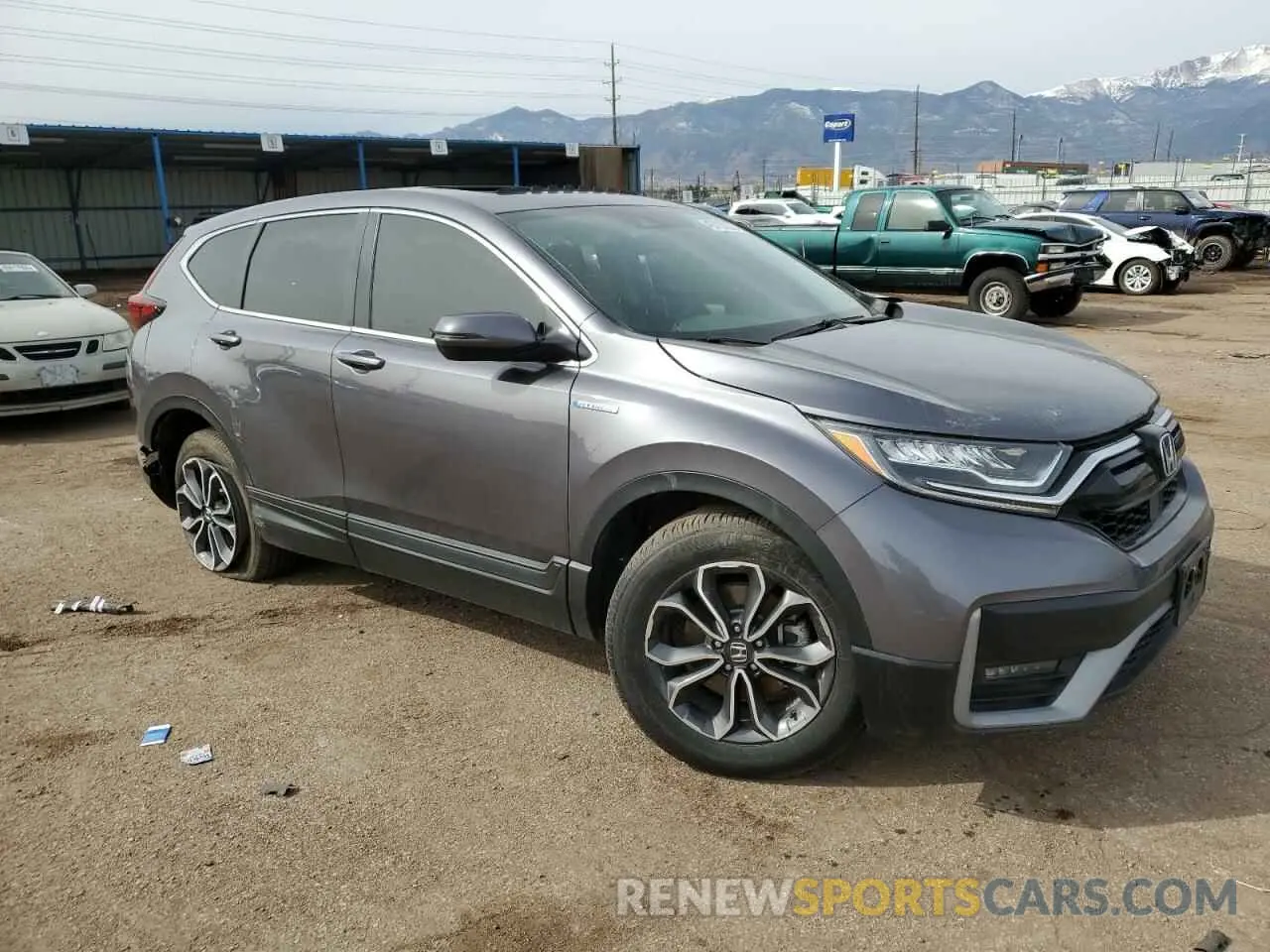 4 Фотография поврежденного автомобиля 5J6RT6H55NL032136 HONDA CRV 2022