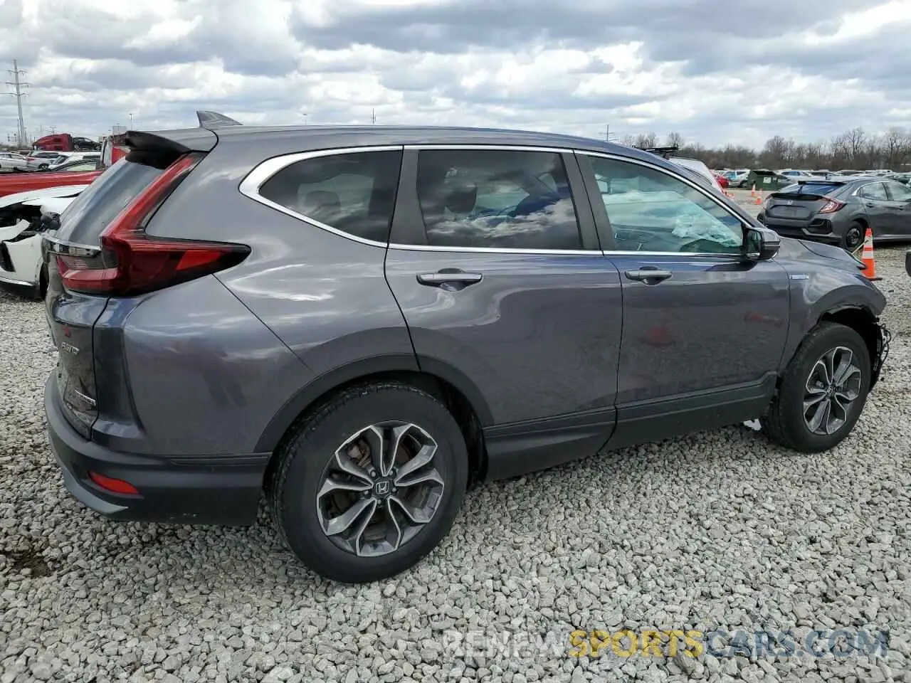 3 Photograph of a damaged car 5J6RT6H81NL022598 HONDA CRV 2022