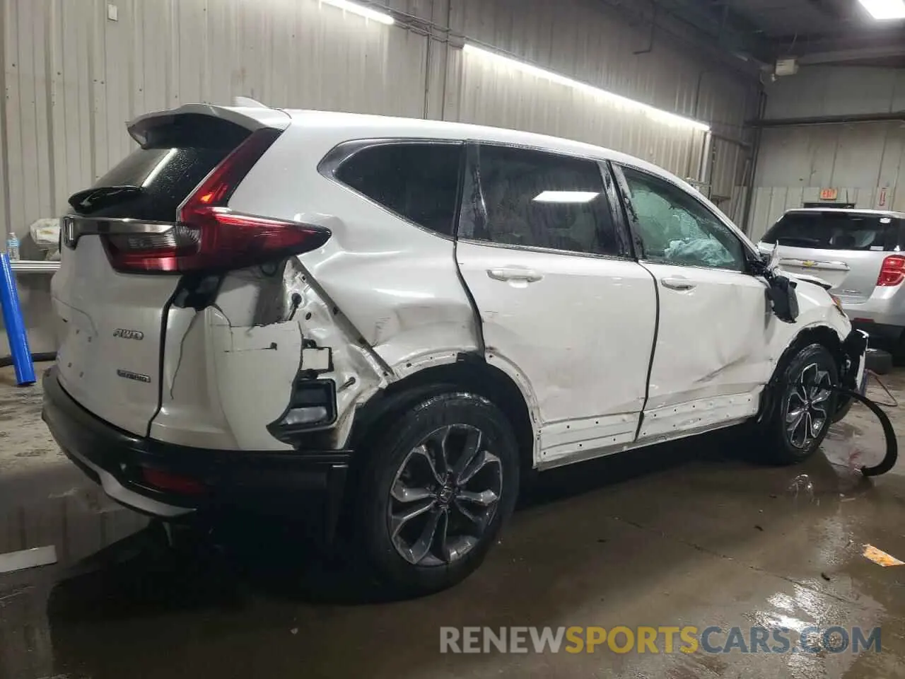 3 Photograph of a damaged car 5J6RT6H81NL052023 HONDA CRV 2022