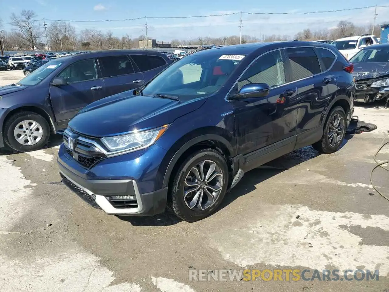 1 Photograph of a damaged car 5J6RT6H82NL021296 HONDA CRV 2022