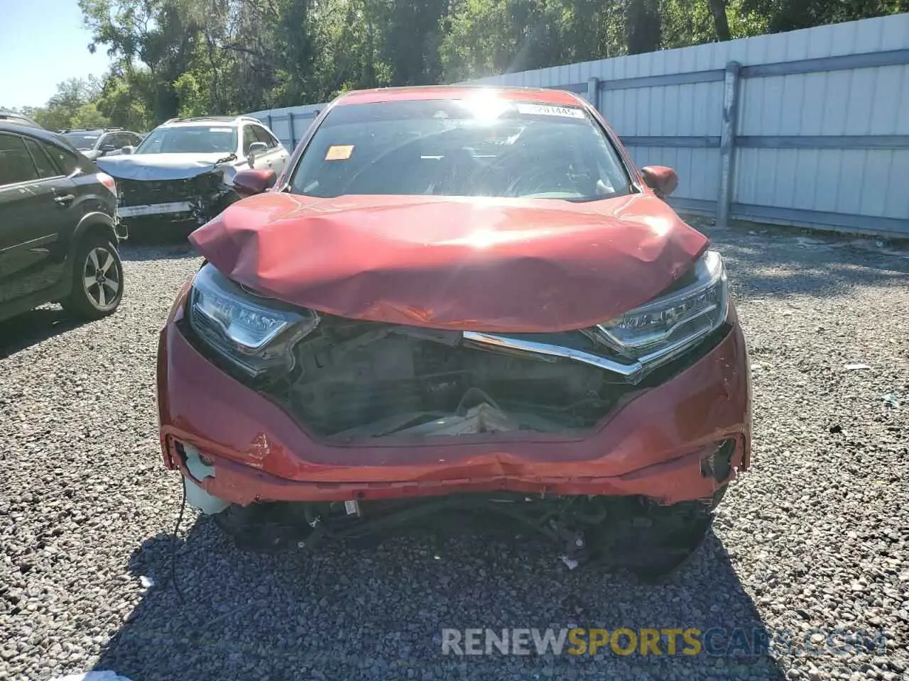 5 Photograph of a damaged car 5J6RT6H83NL008170 HONDA CRV 2022