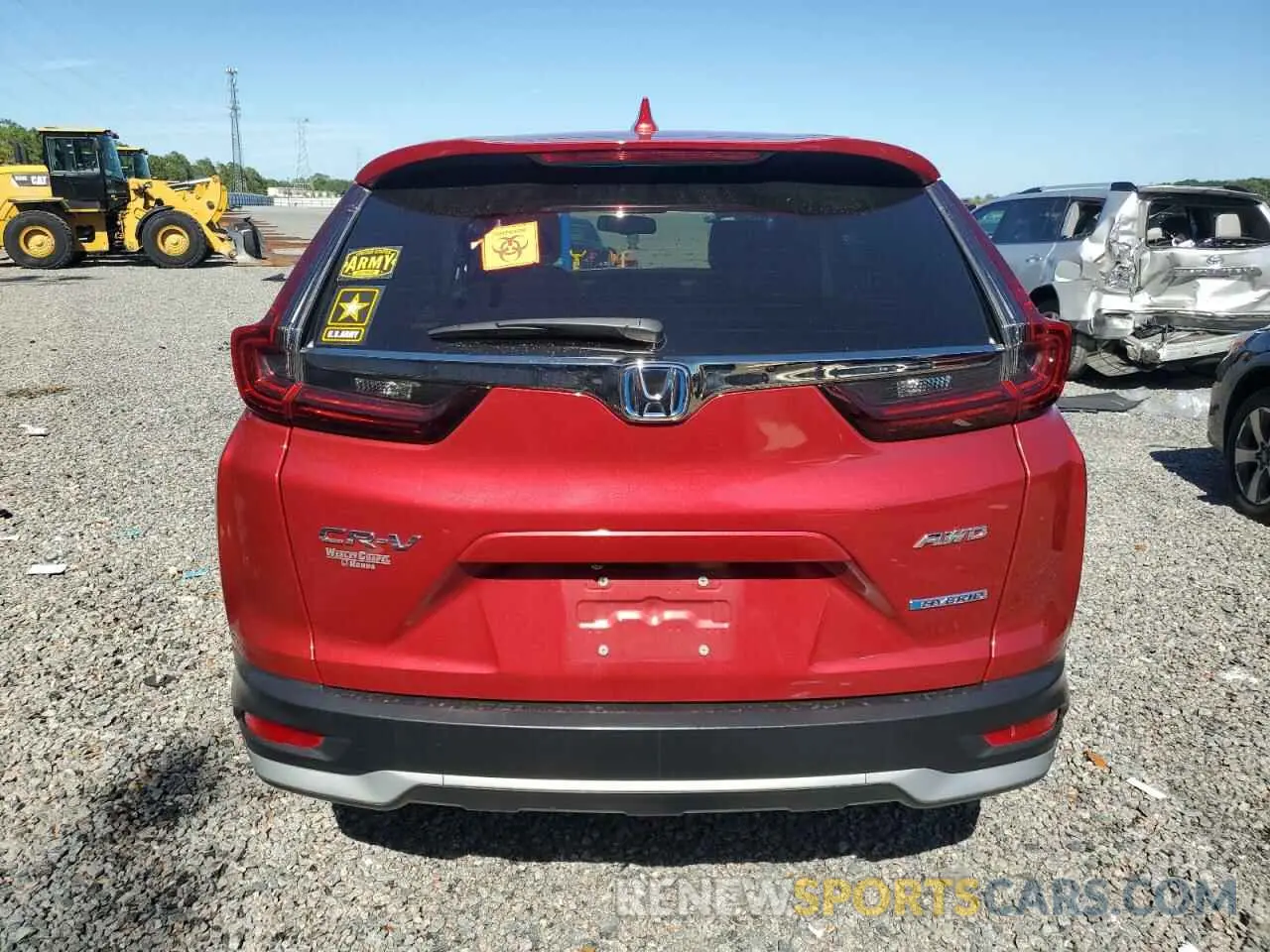 6 Photograph of a damaged car 5J6RT6H83NL008170 HONDA CRV 2022