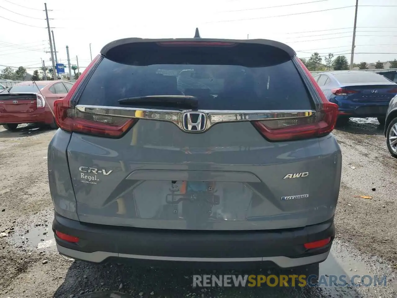 6 Photograph of a damaged car 5J6RT6H87NL030284 HONDA CRV 2022